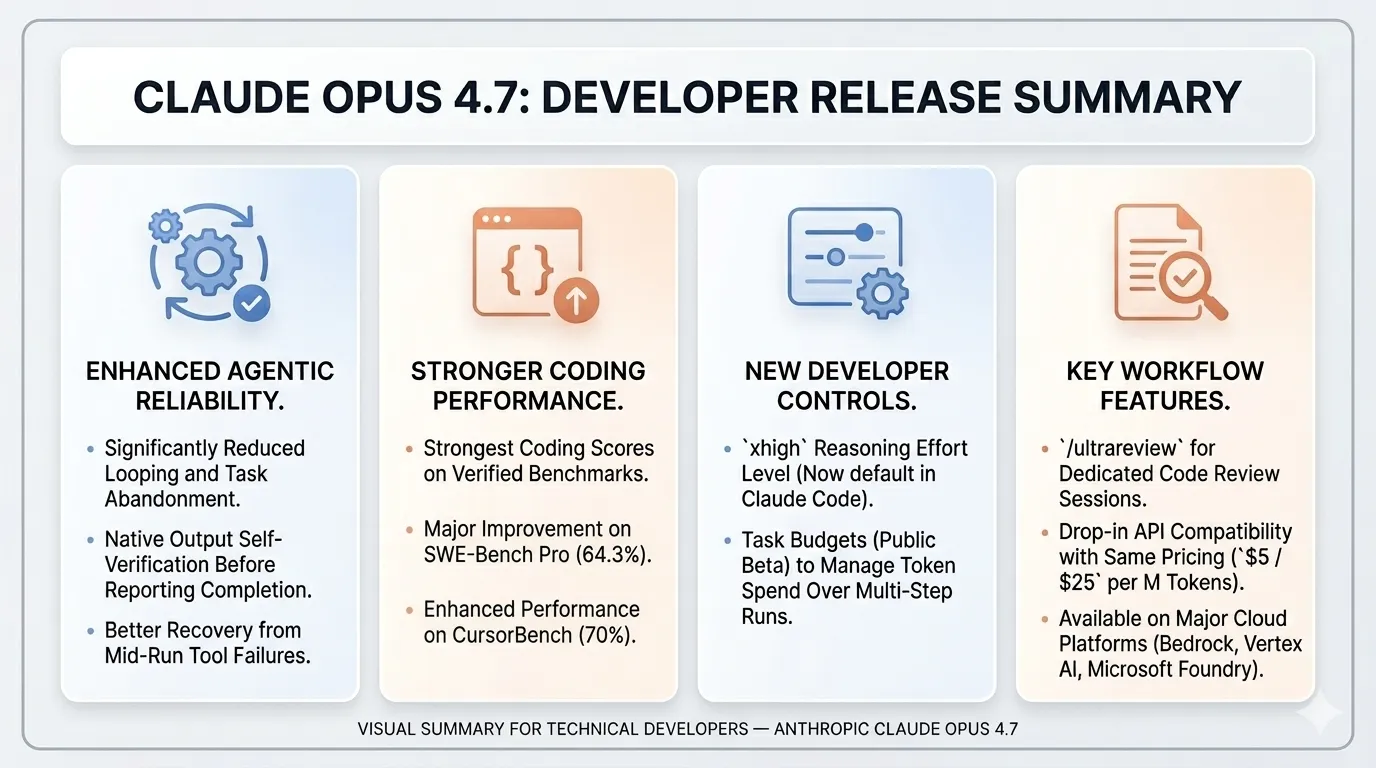 Claude Opus 4.7: Anthropic's Agentic Reliability Release, Explained